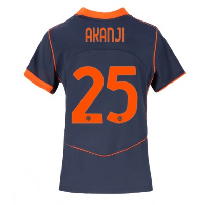 Fotballdrakt Dame Inter Milan Manuel Akanji #25 Tredjedrakt 2025-26 Kortermet Fotballdrakt Dame Inter Milan Manuel Akanji #25 Tredjedrakt 2025-26 Kortermet